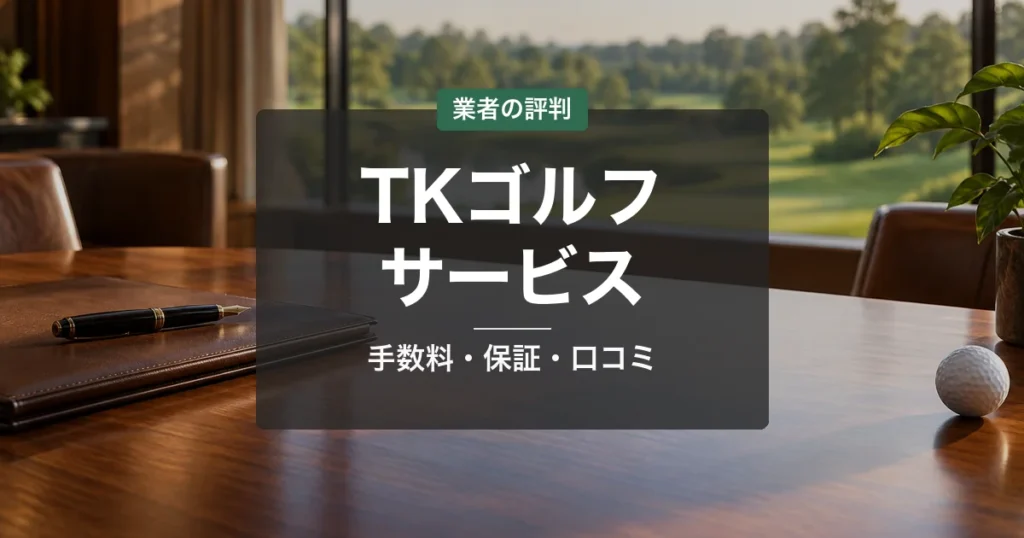 ゴルフ会員権業者「TKゴルフサービス」ってどう?口コミ・評判は?